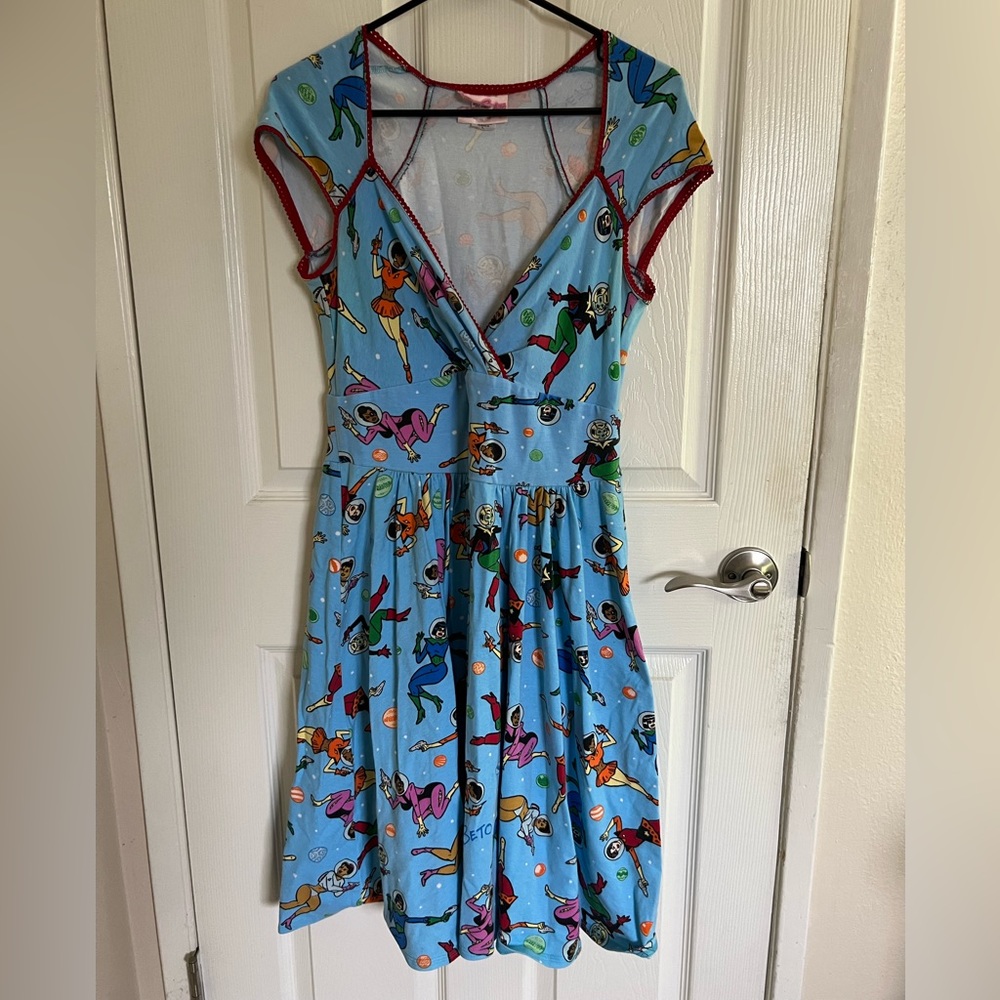 Simply adorable Space Babe Pinup Girl Coutour Dress